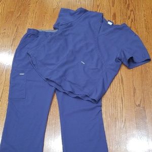 XL Navy Blue Scrub Set, Women's